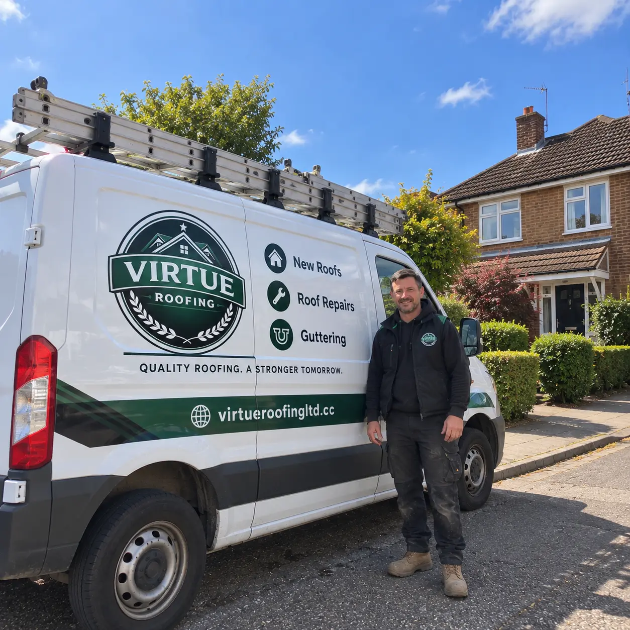James, owner of Virtue Roofing Ltd